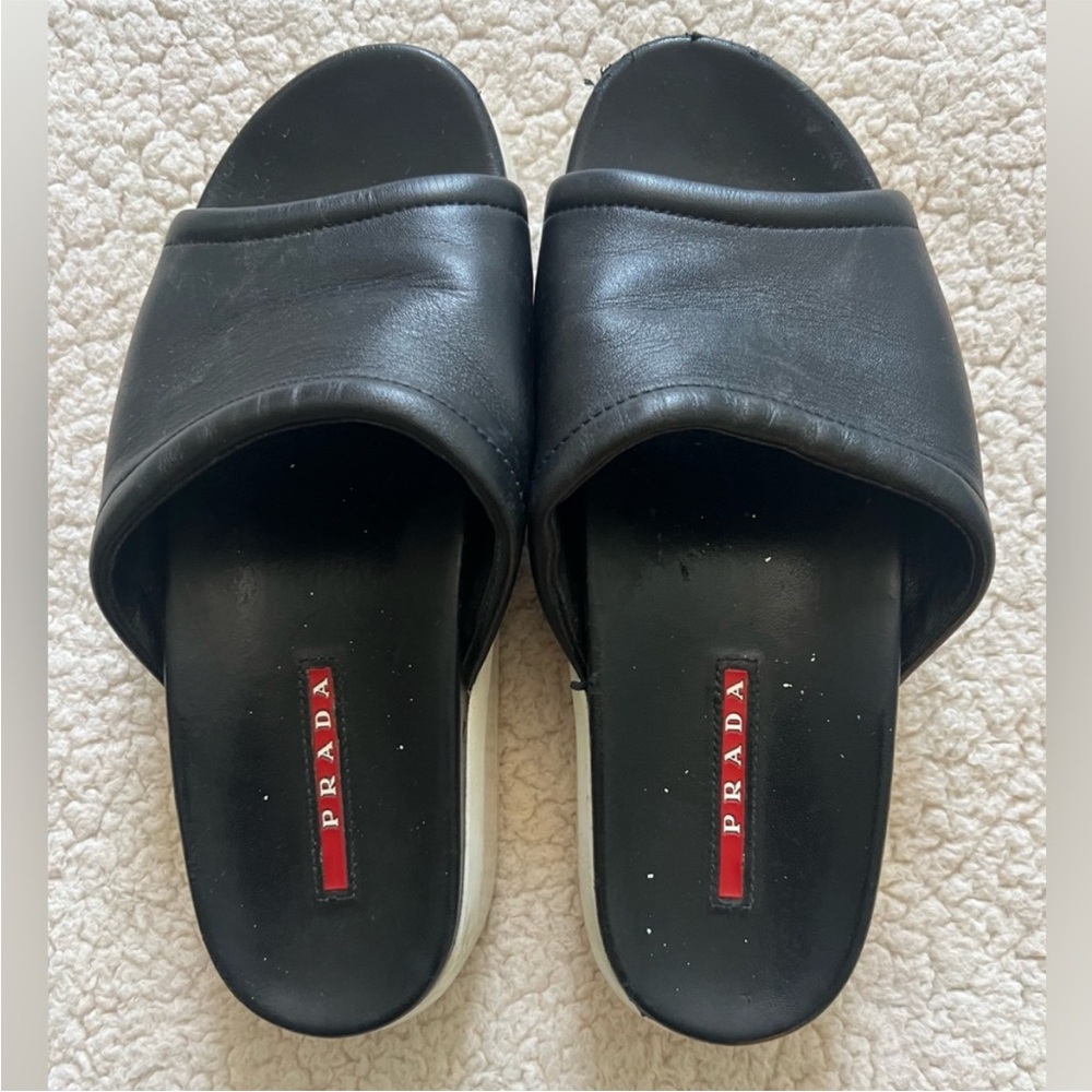 Prada Platform Slides - image 1